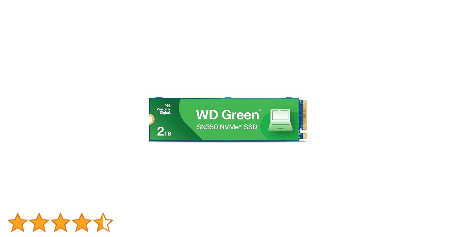 WD Green SN350 2TB NVMe Internal SSD Solid State Drive - Gen3 PCIe